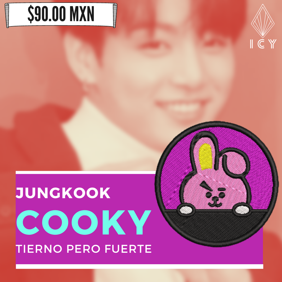 COOKY PARCHE BORDADO CIRCULAR - BTS